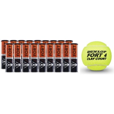 Tenisové lopty Dunlop Fort Clay Court 72ks