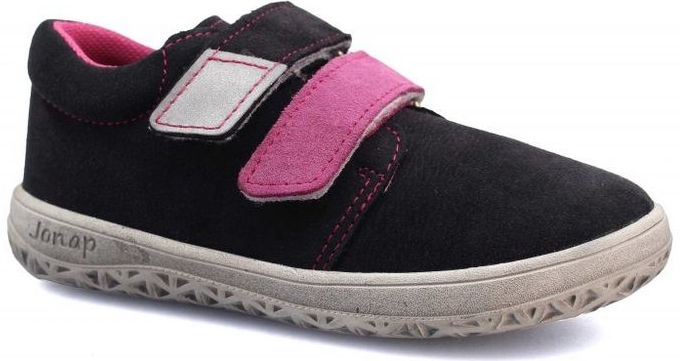 Jonap dievčenská celoročná barefoot J B1 S V grey pink grey