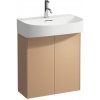 Laufen Sonar skrinka 57.6x24x60 cm závesná kúpeľňová skrinka pod umývadlo medená H4054830340411