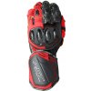 Kožené rukavice RST Pro Series GP D3O černé/fluo červené vel. 10