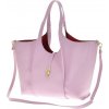 Dámska kožená kabelka TS05-105/PINK