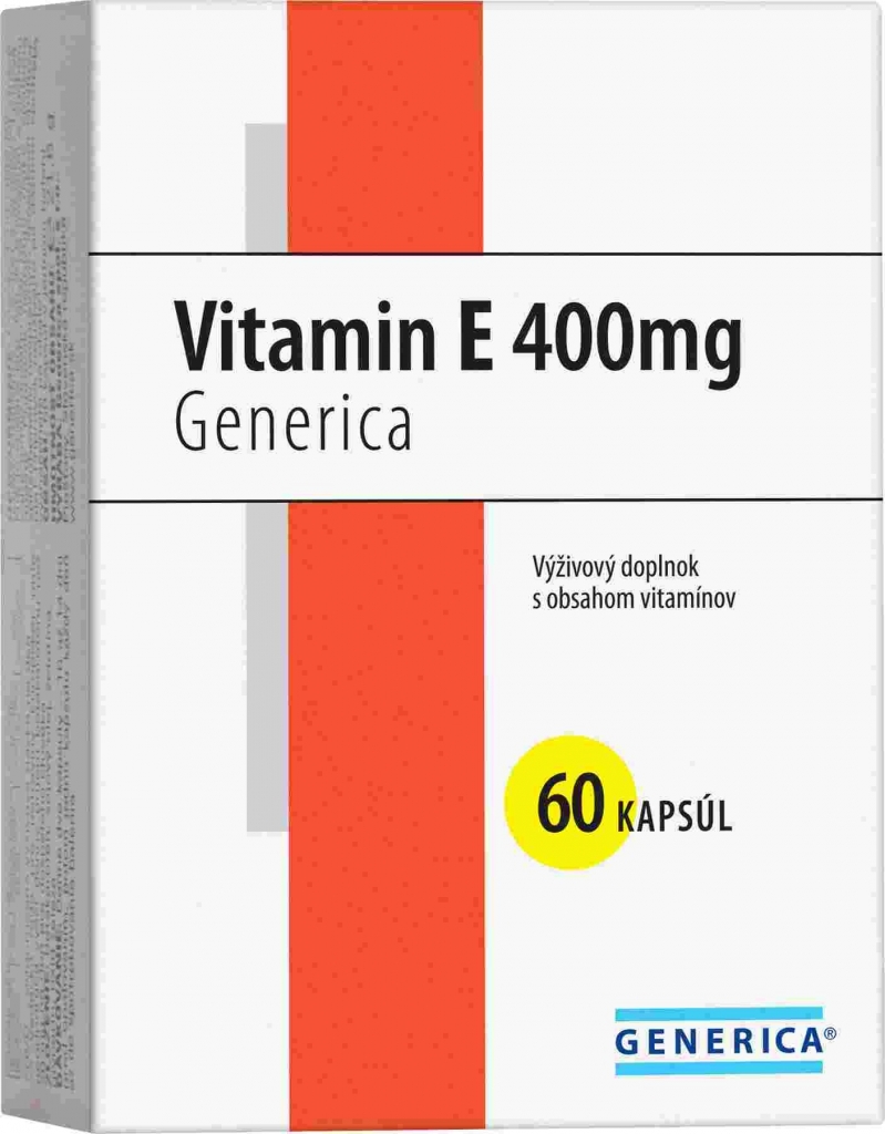 Generica Vitamin E 400 mg 60 kapsúl od 5,43 € - Heureka.sk