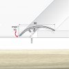 Effector A65 Prechodová lišta Dub Bielený 2,7 m