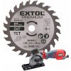 EXTOL PREMIUM Kotouč pilový s SK plátky, Ř89 x 1,0 x 10 mm, 24T