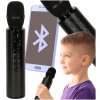 KIK KX3382 Karaoke Bluetooth mikrofón 2000mAh čierny