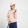 Inesis detský golfový pulóver do vetra MW500 ružový