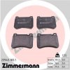 Sada brzdových platničiek kotúčovej brzdy OTTO ZIMMERMANN GMBH 23945.165.1