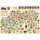 Popular Mapa Slovenska 160 dielov