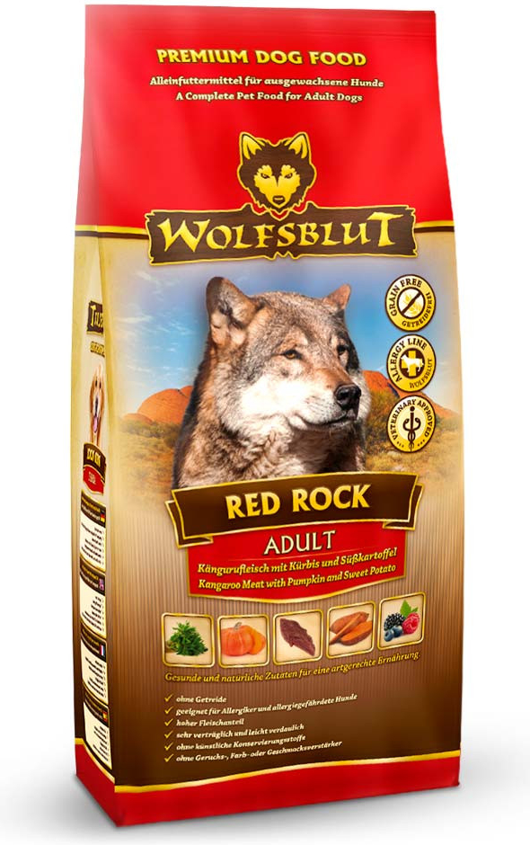 Wolfsblut Red Rock Adult klokan s tekvicou 2 kg