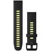 Garmin Silikónový remienok QuickFit 20, Black/ Electric Lime Materiál: Silikón Náhradný remienok na Garmin hodinky QuickFit