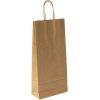 Papierová taška s krúteným uchom 180x80x390 mm, hnedá