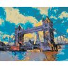 ZUTY Maľovanie podľa čísel TOWER BRIDGE V LONDÝNE Rámovanie vypnuté plátno na rám Rozmer 80 x 100 cm