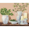 ZUTY Maľovanie podľa čísel - MODERNÁ KERAMIKA V JEMNÝCH ODTIEŇOCH Rámovanie: vypnuté plátno na rám, Rozmer: 40x50 cm