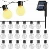 BERGE Solárna lampa 5m + 20 žiaroviek Garden Solar IP44 Vonkajšie