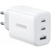 Ugreen CD275, 2x USB-C, 1x USB, 65W biela