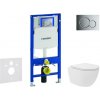 Geberit Duofix - Set predstenovej inštalácie, kompaktného klozetu Oudee Vortex a dosky softclose, tlačidlo Sigma01, lesklý chróm SANI11CA1140