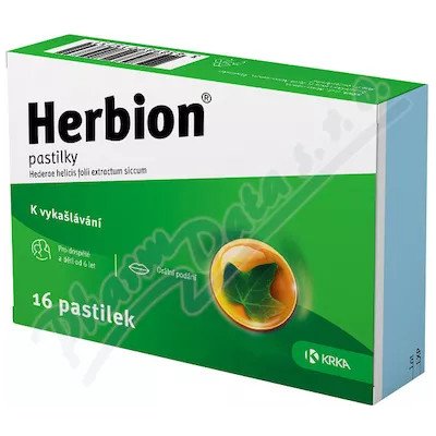 Herbion brečtan tvrdé pastilky pas.ord.16 x 35 mg