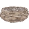 Prosperplast RATO LOW Kvetináč 26,2cm 15,8l ratan mocca DRTS265L