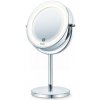 Beurer BS 55 kozmetické zrkadlo / Priemer: 13 cm / 2 zrkadlové plochy / LED svetlo / na batériu (BEU-BS55)