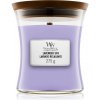 Woodwick Lavender Spa vonná sviečka s dreveným knotom 275 g