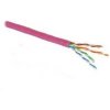 UTP kabel PlanetElite, Cat5E, drát, LS0H, DCa, fialový, 305m KAB-UTP5E-D-LSO-PR-P