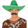 Mexické sombrero klobúk 50 CM zelené