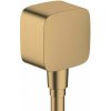 Hansgrohe Fixfit - Sprchové kolienko so spätným ventilom, kefovaný bronz 26457140