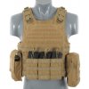 Vesta taktická 8FIELDS Lightweight AAV FSBE Assault Vest System V2 - coyote