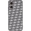 Picasee silikónový čierny obal pre Motorola Moto G85 - Separ - White On Black 2