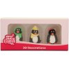 Jedlá dekorácia FunCakes z cukru - 3D Tučniaky 3ks