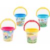Teddies Vedierko na piesok plast 15x13cm 4 farby 12m+