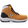 PAYPER GET FORCE MID LD S3-NBK 001506-0414 / Stredne vysoká kožená dámska obuv S3 - aspen yellow 42