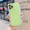 AppleKing peňaženkové puzdro zo silikónu a PU kože pre iPhone 12 Pro Max - zelené - možnosť vrátiť tovar ZADARMO do 30tich dní