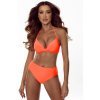 Dámske plavky ANABEL-G D žiarivá neón-oranžová, VEĽKOSŤ DVOJDIELNE PLAVKY 38B/M