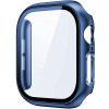 AppleMix Tvrdené sklo + rámček pre Apple Watch 42 mm Series 10 - modrá metalíza