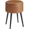 | Kožený taburet CORE koňaková | EZ0144