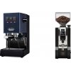 Gaggia New Classic EVO BC, blue + Eureka Mignon XL, CR black