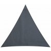 Plonos PL-886 Slnečná plachta trojuholníková 4 x 4 x 4 m, sivá