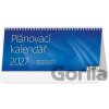 Plánovací kalendář modrý 2027 - stolní kalendář - Helma