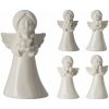 Dekorácia ANJEL 11cm porcelán BÍ - mix variant či farieb