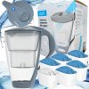 Filtračná kanvica Dafi Crystal Led 2 l strieborná/sivá