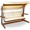 Westmann Hollywood Viva 2400 drevená hojdačka béžová/prírodná, 237 x 115 x 175 cm AS2500B