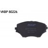 Sada brzdových platničiek, vždy 4 kusy v sade SKF VKBP 80226 (VKBP80226)