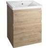 AQUALINE - ALTAIR umývadlová skrinka 57x72,5x45cm, dub emporio AI360