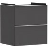 Hansgrohe Xelu Q - Umývadlová skrinka, 63x58x50 cm, 2 zásuvky, matná sivá/matná biela 54024700
