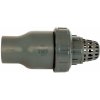 Aquaram PVC tvarovka - Kužeľový spätný ventil 75 mm so sacím košom 0516700075