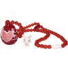 Jewell Pets Náhrdelník s magickým medailonem - Garnet - liška