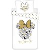 JERRY FABRICS Obliečky Minnie Gold ribbon Bavlna, 140/200, 70/90 cm