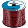 Kabel dvojlinka Cabletech 2x 1 mm / 100m černo-rudá