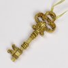 ZÁVES KĽÚČ POLYRESIN ZLATÝ 12,5CM
